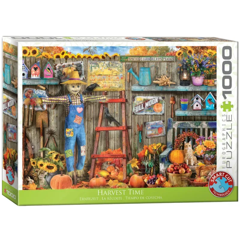 Oogsttijd [Harvest Time] - 1000 stukjes 68×48cm (b×h) - Legpuzzel de Eurographics, édition Multicolore – boîte 2 sur 2