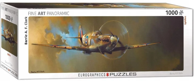 Panoramische Gevechtsvliegtuig Puzzel - 1000 Stukjes van Eurographics, editie Meerkleurig – doos
