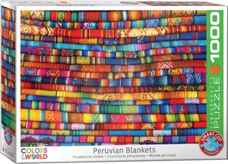 Peruvian Blankets (1000) de Eurographics, édition Multicolore – boîte 1 sur 2
