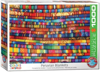 Peruvian Blankets (1000) de Eurographics, édition Multicolore – boîte 2 sur 2
