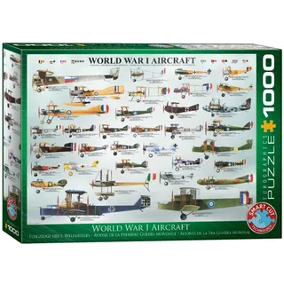 Puzzel 1000 | World War I Aircraft de Eurographics, édition Vert – boîte 2 sur 2