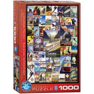 puzzel Canadian Pacific Rail - vintage legpuzzel 1000 stukjes. von Eurographics, Ausgabe Mehrfarbig – Schachtel 2 von 2