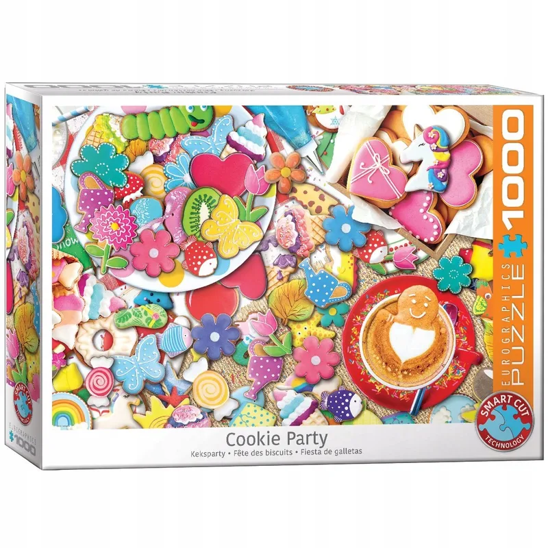 Puzzel - Cookie Party tin (1000) van Eurographics, editie Meerkleurig – doos