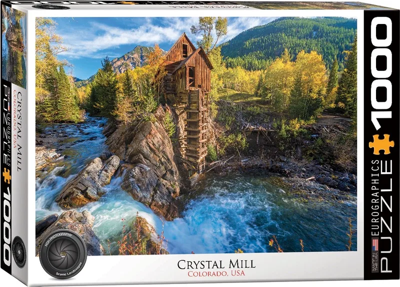 puzzel Crystal Mill - 1000 stukjes de Eurographics, édition Multicolore – boîte