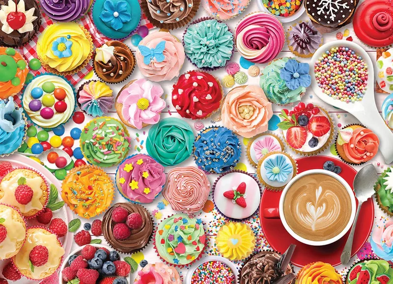 Puzzel Cupcake Party - 1000 stukjes van Eurographics, editie Meerkleurig – doos