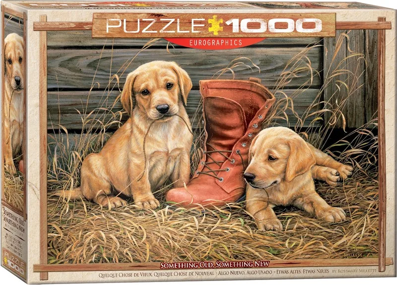 puzzel dieren Something Old Something New - 1000 stukjes. van Eurographics, editie Meerkleurig – doos