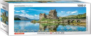 puzzel Eilean Donan Castle panoramisch 1000 stukjes. van Eurographics, editie Meerkleurig – doos 1 van 2