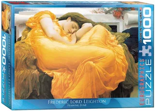 puzzel Flaming June - 1000 stukjes from Eurographics, Multicolour edition – box 1 of 2
