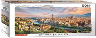 puzzel Florence Italië 1000 stukjes legpuzzel. van Eurographics, editie Meerkleurig – doos 2 van 2