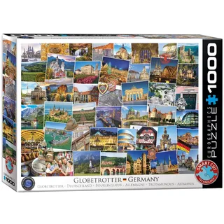 puzzel Germany - Globetrotter - 1000 stukjes. von Eurographics, Ausgabe Mehrfarbig – Schachtel 2 von 2