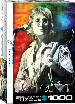 puzzel John Lennon legpuzzel 1000 stukjes kunst. van Eurographics, editie Meerkleurig – doos 1 van 2