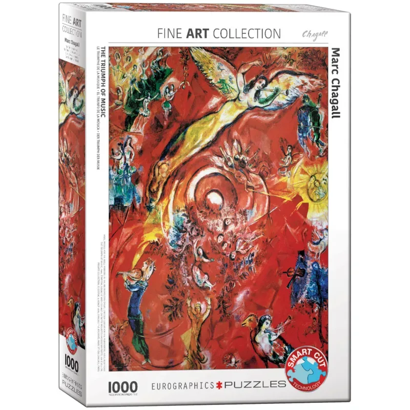puzzel Marc Chagall muziek 1000 stukjes legpuzzel. from Eurographics, Multicolour edition – box 2 of 2