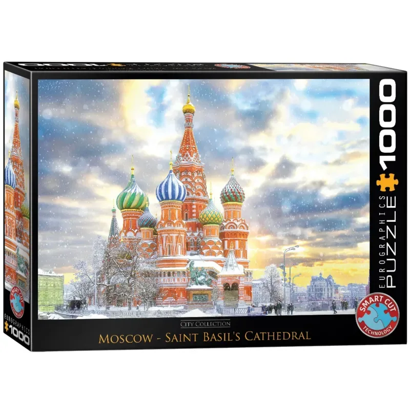 puzzel Moskou Rusland 1000 stukjes karton speelgoed. from Eurographics, Multicolour edition – box 2 of 2