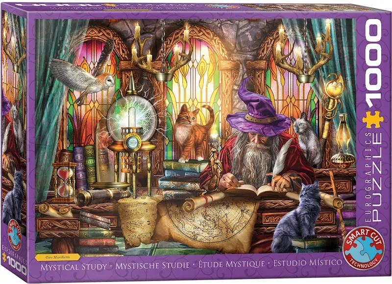 puzzel Mystical Study 1000 stukjes legpuzzel Ciro Marchetti. de Eurographics, édition Multicolore – boîte