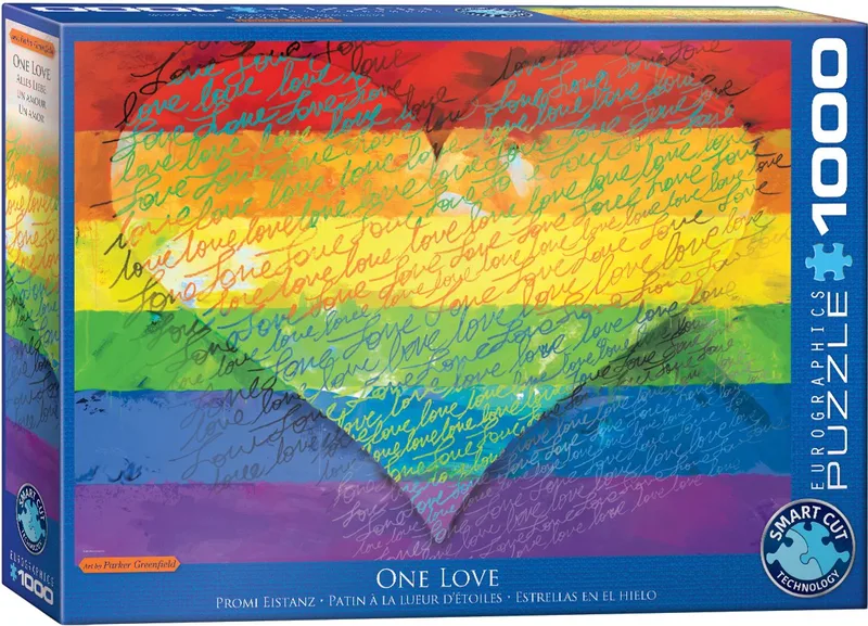puzzel One Love - 1000 stukjes van Eurographics, editie Meerkleurig – doos