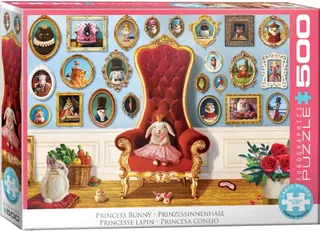 puzzel Princess Bunny XXL stukken 500 stuks puzzel. from Eurographics, Multicolour edition – box 2 of 2