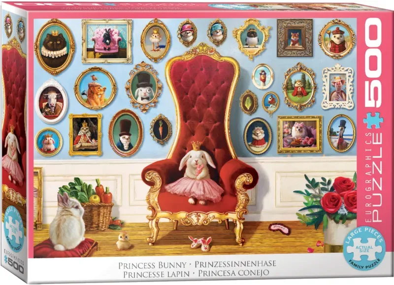 puzzel Princess Bunny XXL stukken 500 stuks puzzel. from Eurographics, Multicolour edition – box 2 of 2