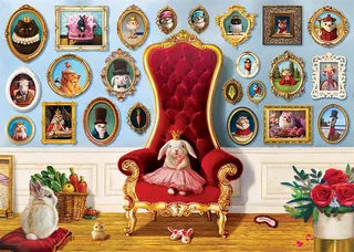 puzzel Princess Bunny XXL stukken 500 stuks puzzel. from Eurographics, Multicolour edition – box 1 of 2
