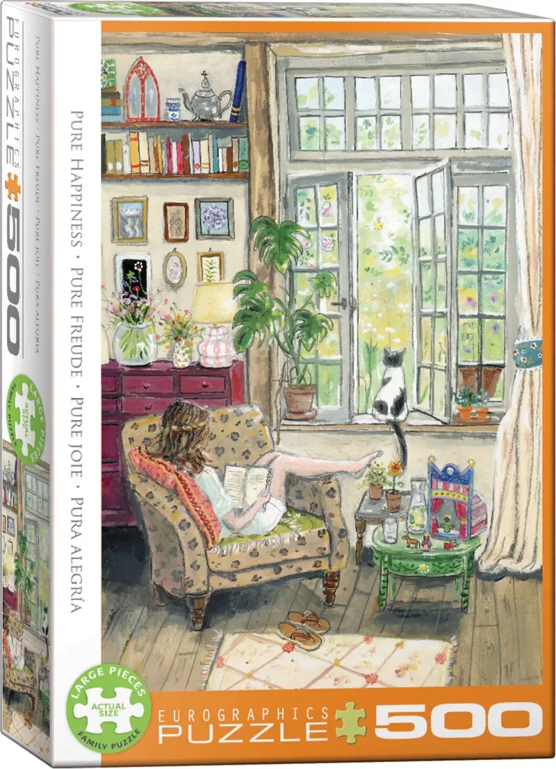 puzzel Pure Happiness 500 stukjes legpuzzel kunst. from Eurographics, Multicolour edition – box 2 of 2