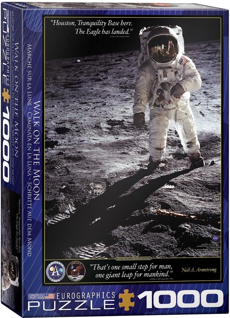Puzzel Walk on the Moon - 1000 stukjes van Eurographics – doos