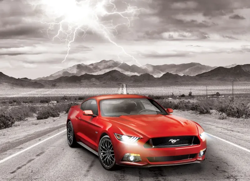 Puzzle 2015 Ford Mustang GT Fifty Years of Power - 1000 pièces van Eurographics – doos 1 van 2