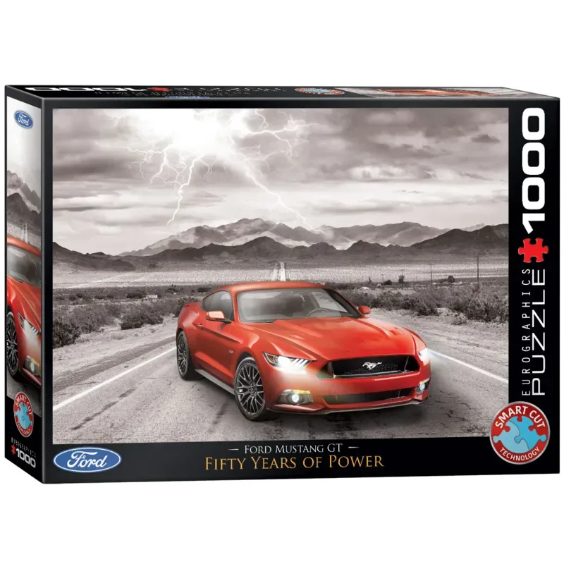 Puzzle 2015 Ford Mustang GT Fifty Years of Power - 1000 pièces van Eurographics – doos 2 van 2
