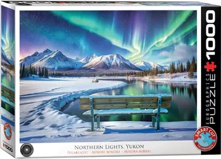 Puzzle Aurores Boréales du Yukon - 1000 pièces von Eurographics – Schachtel 2 von 2