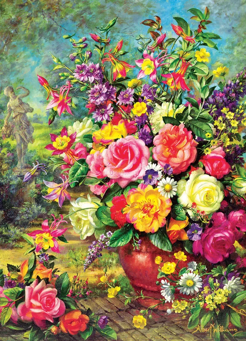 Puzzle Bouquet de fleurs - 1000 pièces de Eurographics – boîte