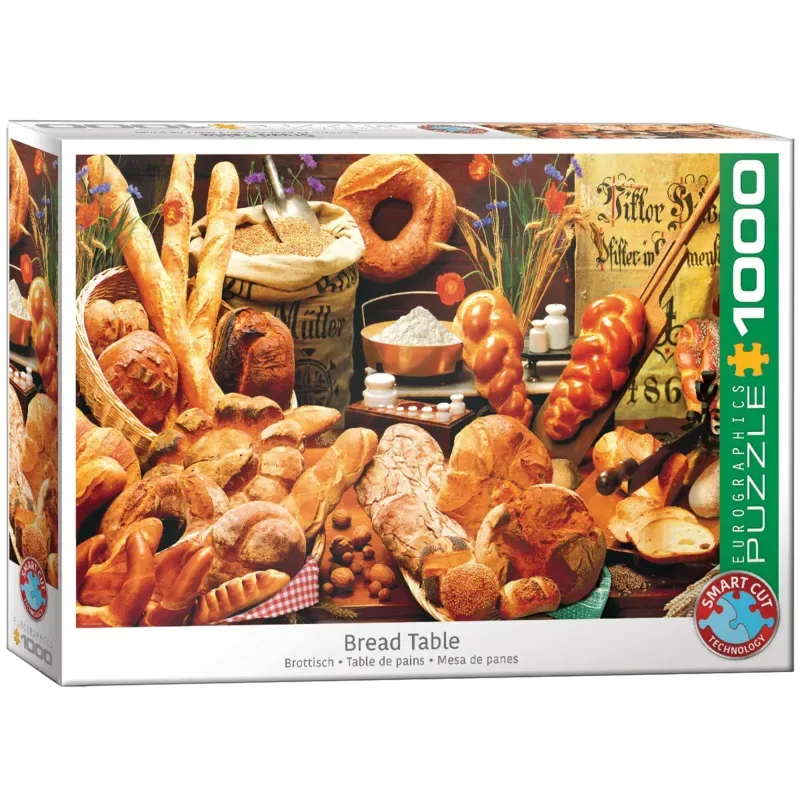 Puzzle Bread Table - 1000 pièces from Eurographics – box 2 of 2