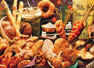 Puzzle Bread Table - 1000 pièces from Eurographics – box 1 of 2