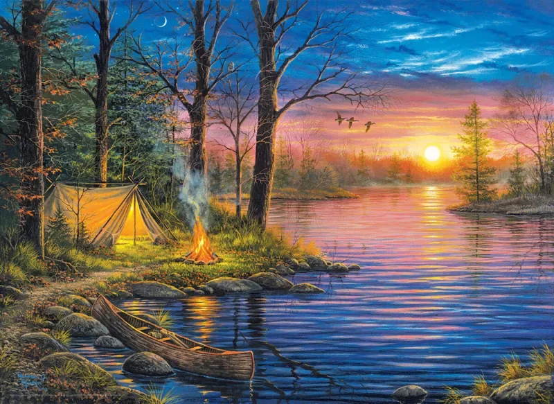 Puzzle Brume du Soir - 1000 pièces von Eurographics – Schachtel