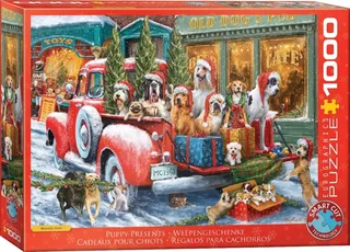 Puzzle Cadeaux pour Chiots - 1000 pièces von Eurographics – Schachtel 2 von 2