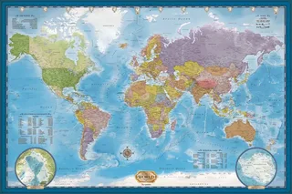 Puzzle Carte du Monde - 5000 pièces van Eurographics – doos 1 van 2