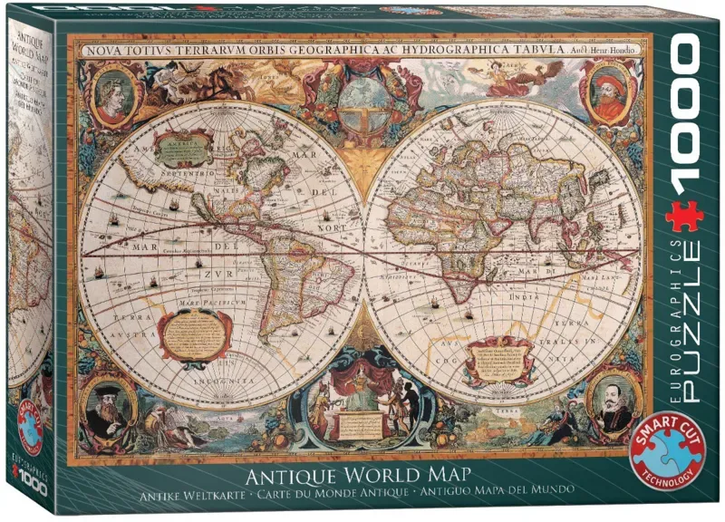 Puzzle Carte du Monde Antique - 1000 pièces von Eurographics – Schachtel 2 von 2