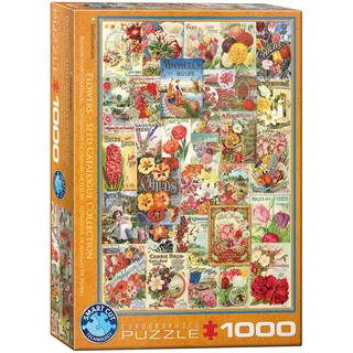 Puzzle Catalogues de Graines de Fleurs - 1000 pièces van Eurographics – doos 2 van 2