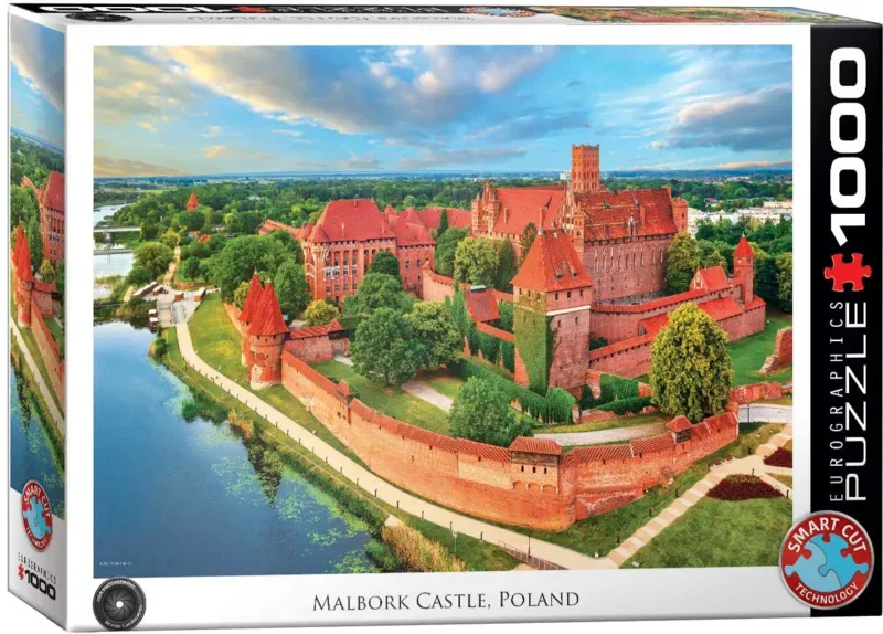 Puzzle Château de Malbork, Pologne - 1000 pièces von Eurographics – Schachtel 2 von 2