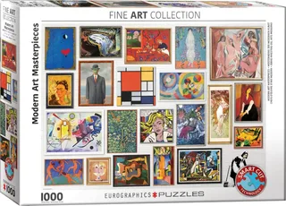Puzzle Chefs-D'Oeuvre des Beaux-Arts Modernes - 1000 pièces from Eurographics – box 2 of 2