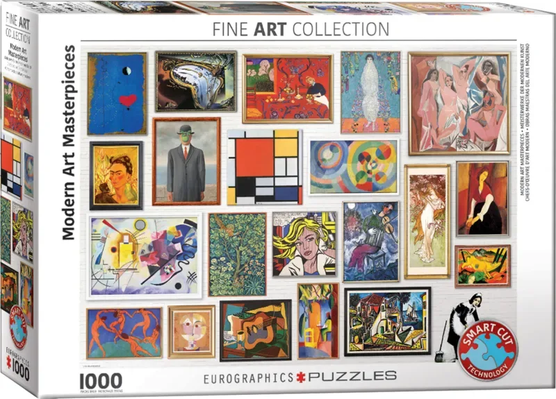 Puzzle Chefs-D'Oeuvre des Beaux-Arts Modernes - 1000 pièces from Eurographics – box 2 of 2