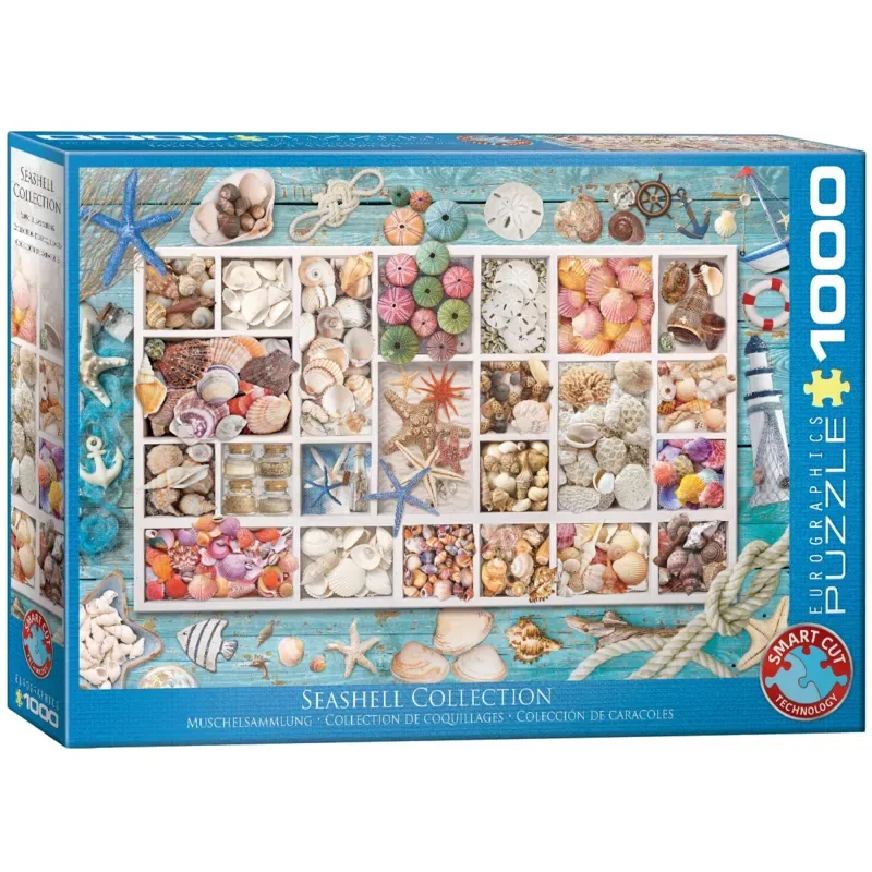 Puzzle Collection de Coquillages - 1000 pièces van Eurographics – doos 2 van 2