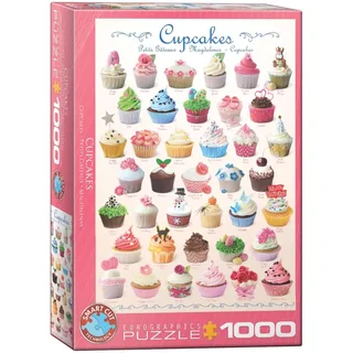 Puzzle Cupcakes - 1000 pièces van Eurographics – doos 2 van 2