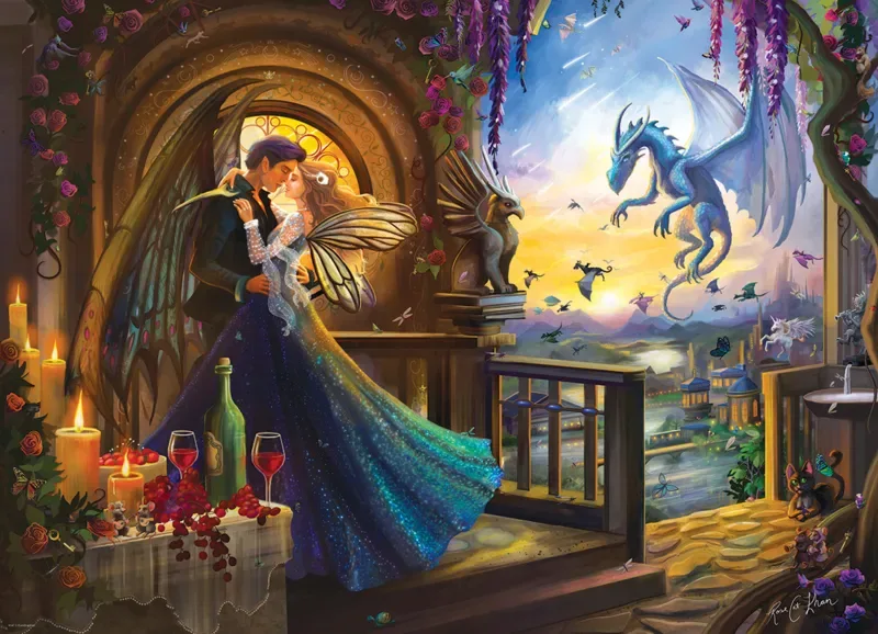 Puzzle Danse au Crépuscule - 1000 pièces de Eurographics – boîte
