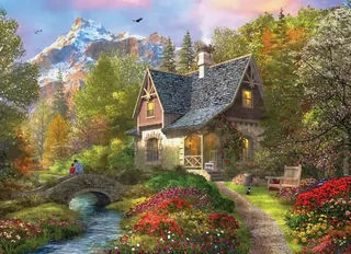 Puzzle Dominic Davison - Nordic Morning - 1000 pièces de Eurographics – boîte 1 sur 2