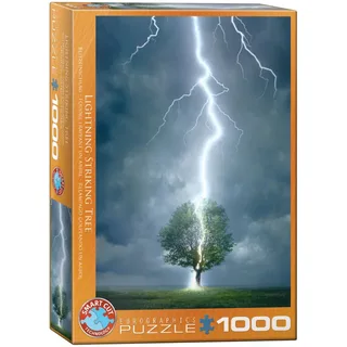 Puzzle Foudre frappant un arbre - 1000 pièces de Eurographics – boîte 2 sur 2