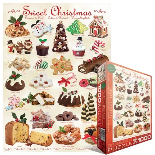 Puzzle Friandises de Noël - 1000 pièces from Eurographics – box 2 of 2