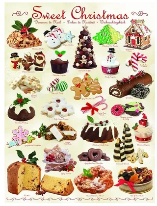 Puzzle Friandises de Noël - 1000 pièces from Eurographics – box 1 of 2