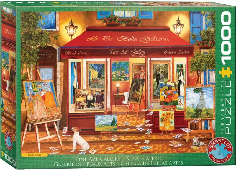 Puzzle Galerie des beaux-arts - 1000 pièces von Eurographics – Schachtel 2 von 2
