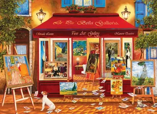 Puzzle Galerie des beaux-arts - 1000 pièces von Eurographics – Schachtel 1 von 2