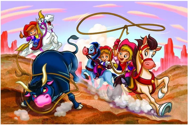 Puzzle Girl Power - Cowgirls - 100 à 149 pièces de Eurographics – boîte