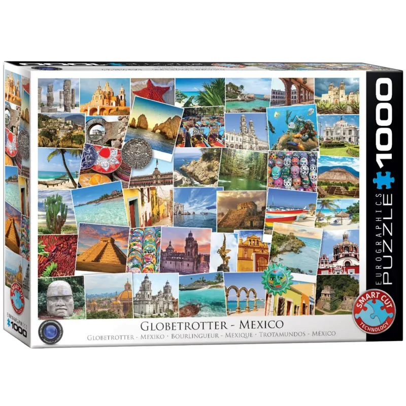 Puzzle Globetrotter Mexico - 1000 pièces de Eurographics – boîte 2 sur 2