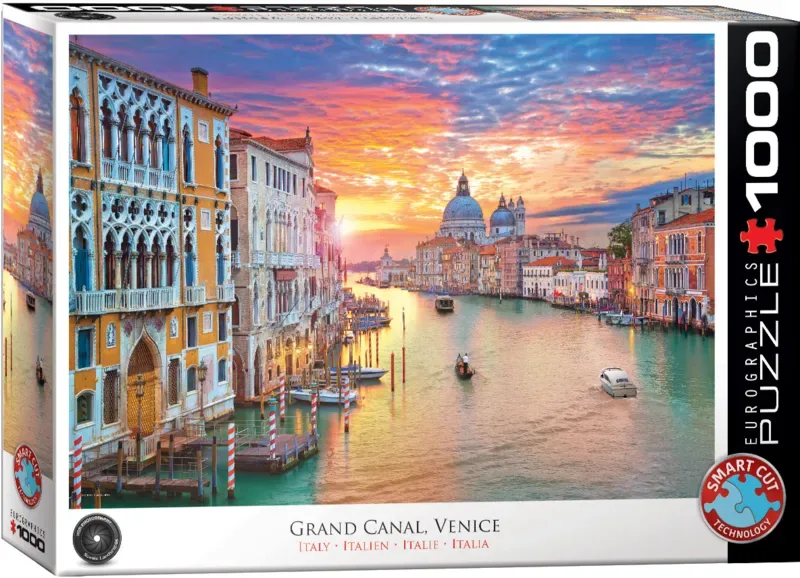 Puzzle Grand Canal, Venise, Italie - 1000 pièces de Eurographics – boîte 2 sur 2